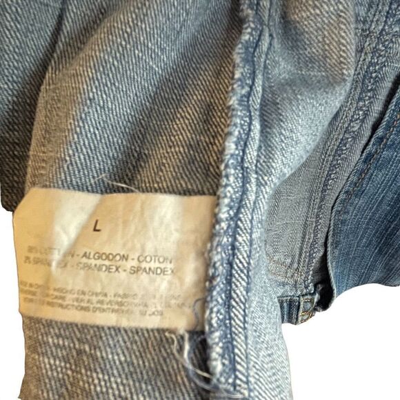 Gloria Vanderbilt ~ Vintage 2 button denim jacket/blazer ~ size Large - Picture 6 of 6